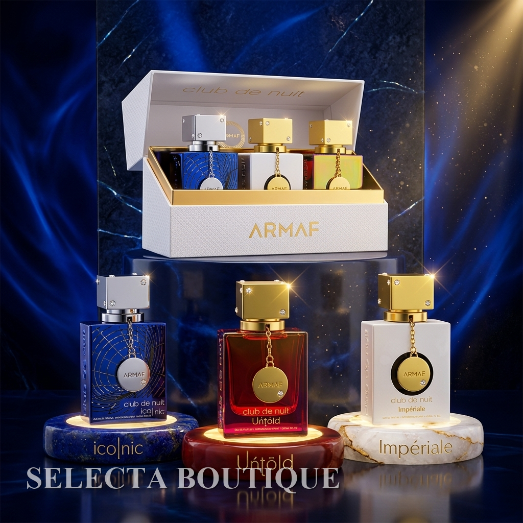 Club de Nuit Eau de Parfum Iconic 30ml + Untold Eau de Parfum 3 + Imperiale Eau de Parfum 3